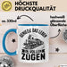 Zugfahrer Tasse Geschenk Bahnfahrer Genieße Das Leben In Vollen Zügen Blau Trendation
