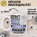 Jogger Geschenk Lustiger Spruch für Jogger Geschenkidee Bester Jogger Der Welt Weiß Trendation