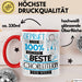 Beste Chorleiterin Der Welt Tasse Geschenk für Eine Chorleiterin Geprüft Und Sicher Geschenkidee Geburtstag Weihnachten Rot Trendation