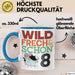 8. Geburtstag Geschenk Tasse Becher Wild Frech Und Schon 8 Blau Trendation