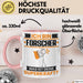 Forscher Tasse Geschenk für Forscher Geburtstag Lustiger Spruch Kaffee-Becher Was Ist Deine Superkraft Rosa Trendation