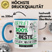 Beste Studiomusikerin Der Welt Tasse Geschenk für Eine Studiomusikerin Geprüft Und Sicher Geschenkidee Geburtstag Weihnachten Blau Trendation