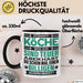 Koch Tasse Geschenk Köche Sind Teuer Lustiger Spruch Geschenkidee Schwarz Trendation