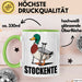Stockente Tasse Geschenk Lustige Geschenkidee Spruch Stockente Grün Trendation