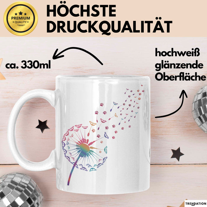 Hund Tierliebhaber Tasse Geschenk Lustige Geschenkidee Spruch Weiß Trendation