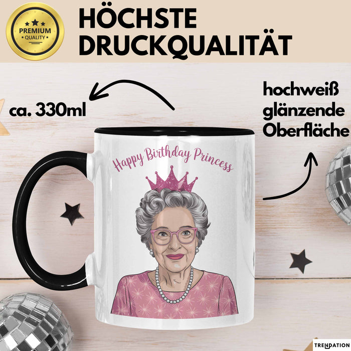 Geburtstagsfeier Tasse Geschenk Lustige Geschenkidee Spruch Alles Gute Zum Geburtstag Prinzessin Trendation