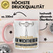 Gewichtheber Geschenk Tasse Ich Bin Gewichtheber Aber Sag Doch Einfach Superheld Lustige Geschenkdiee für Gewichtheber Kaffee-Becher Rosa Trendation