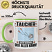Taucher Tasse Geschenk für Taucher Der Mann Der Alles Kann Geschenkidee zum Geburtstag Grün Trendation