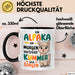 Alpaka Liebhaber Tasse Geschenkidee Alpaka Am Morgen Tierfan Trendation