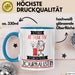 Journalistin Tasse Geschenk Becher Stark Attraktiv Furchtlos Journalistin Lustige Geschenkidee Blau Trendation