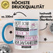Kajakfahrerin Geschenk Becher Tasse Gott Schuf Alle Menschen Gleich Nur Die Besten Durfeten Kajakfahrerin Werden Geschenkidee Lustig Blau Trendation
