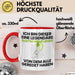 Gleitschirmflieger Geschenk Tasse Lustige Geschenkidee Geburtstag für Gleitschirmflieger Ich Bin Dieser Legendäre Gleitschirmflieger Von Dem Alle Geredet Haben Kaffee-Becher Rot Trendation