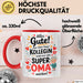 Oma Tasse Geschenkidee Beste Kollegin Oma Geschenk Rot Trendation