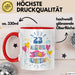 23. Geburtstag Tasse Geschenk Männer Frauen Lustig Alles Gute Zum Geburtstag 23er Geburtstags Grüße Geschenkidee Rot Trendation
