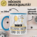 Bogenschützin Tasse Geschenk Ich Bin Bogenschützin Und Du So Geschenkidee Lustiger Spruch Becher Blau Trendation
