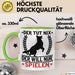 Hund Tasse Geschenk Kaffee-Becher Hunde-Besitzer Geschenkidee Grün Trendation