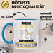 Pferdebesitzerin Tasse Geschenk Becher Stark Attraktiv Furchtlos Pferdebesitzerin Lustige Geschenkidee Blau Trendation