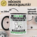 Hundebedarfsverkäufer Tasse Geschenk für Hundebedarfsverkäufer Geburtstag Lustiger Spruch Kaffee-Becher Was Ist Deine Superkraft Schwarz Trendation