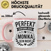 Monika Tasse Geschenk Perfekt Sein Kann Jeder Geschenkidee Geburtstag Rosa Trendation