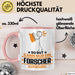 Forscher Geschenk Tasse So Gut Kann Nur Ein Forscher Aussehen Geschenkidee Kaffee-Becher Rosa Trendation