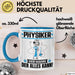 Physiker Tasse Geschenk für Physiker Der Mann Der Alles Kann Geschenkidee zum Geburtstag Blau Trendation