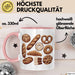 Arten Von Brot Tasse Geschenk Brotarten Baguette Croissant Bagel Kaffee-Becher Rosa Trendation