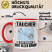 Taucher Tasse Geschenk für Taucher Der Mann Der Alles Kann Geschenkidee zum Geburtstag Rot Trendation