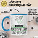 Rugbyspielerin Tasse Geschenk Ich Bin Rugbyspielerin Und Du So Geschenkidee Lustiger Spruch Becher Blau Trendation