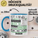 Biologin Geschenk Becher Tasse Gott Schuf Alle Menschen Gleich Nur Die Besten Durfeten Biologin Werden Geschenkidee Lustig Blau Trendation