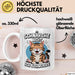 Schlafende Katze Tasse Geschenk Lustige Geschenkidee Spruch Ich Schnarche Nicht Ich Schnurre Weiß Trendation