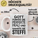 Steffi Tasse Geschenk Gott Formte Die Perfekte Frau Steffi Geschenkidee Weiß Trendation