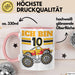 10. Geburtstag Geschenk Tasse Becher Jungs Trucks Geburtstagsgeschenk Ich Bin 10 Rosa Trendation