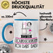 Geschenk für Sounddesignerin Tasse Lustige Geschenkidee Geburtstag Ich Bin Sounddesignerin Ich Darf Das Blau Trendation