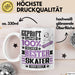 Skater Geschenk Lustiger Spruch für Skater Geschenkidee Bester Skater Der Welt Weiß Trendation