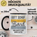 Bernd Tasse Geschenk Gott Schuf Bernd Und Dachte Wird Lustig Geschenkidee Schwarz Trendation