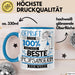 Beste Popsängerin Der Welt Tasse Geschenk für Eine Popsängerin Geprüft Und Sicher Geschenkidee Geburtstag Weihnachten Blau Trendation