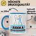 Judoka Geschenk Tasse Ich Bin Judoka Aber Sag Doch Einfach Superheld Lustige Geschenkdiee für Judoka Kaffee-Becher Blau Trendation