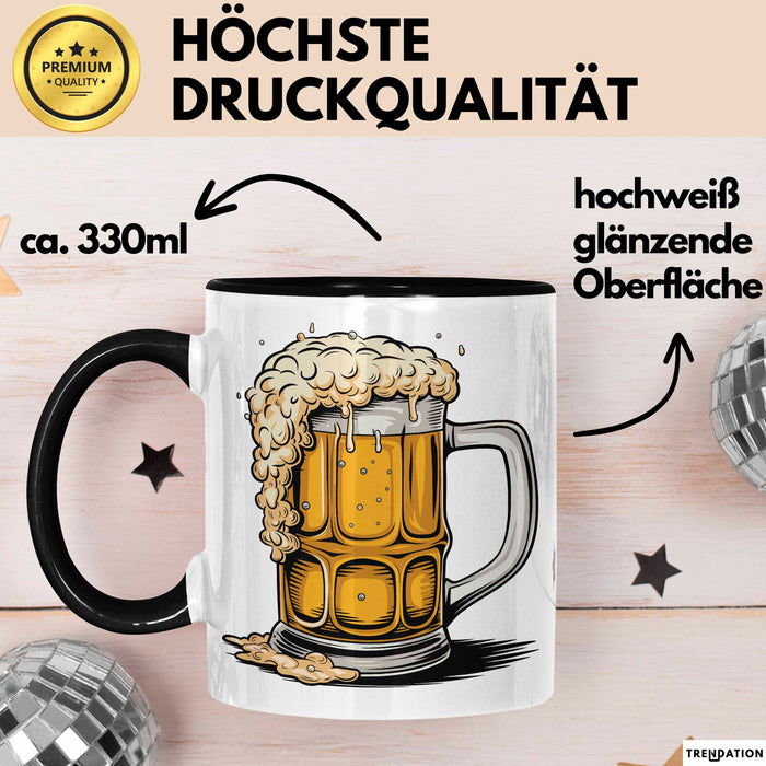 Bier Liebhaber Tasse Geschenkidee für Craft Bier Fan Trendation