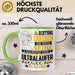 Ultraläufer Geschenk Tasse Lustiger Spruch Erheben Sie Sich Der Ultraläufer Betritt den Raum Grün Trendation