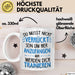Office Arbeitskollege Tasse Geschenk Lustige Geschenkidee Spruch Du Musst Nicht Verrückt Sein Um Hier Anzufangen Weiß Trendation