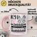 Zweiradmechanikerin Ausbildung Start Geschenk Tasse Ich Bin Zweiradmechanikerin In Der Ausbildung Ich Darf Das Kaffee-Becher Geschenkidee Rosa Trendation