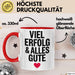 Büroarbeit Kollege Abschied Tasse Geschenk Lustige Geschenkidee Spruch Viel Erfolg Und Alles Gute Rot Trendation