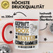 Comic-Sammler Geschenk Lustiger Spruch für Comic-Sammler Geschenkidee Bester Comic-Sammler Der Welt Rot Trendation