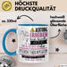 Pferdetherapeutin Tasse Geschenk Lustiger Spruch Bitte Erheben Sie Sich Seine Majestät Die Pferdetherapeutin Betritt Den Raum Blau Trendation