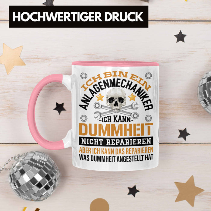 Anlagenmechaniker Tasse Geschenk Spruch Männer Trendation