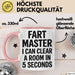 Furz Tasse Geschenk Fart Master I Can Clear A Room Geschenkidee Lustig Rosa Trendation