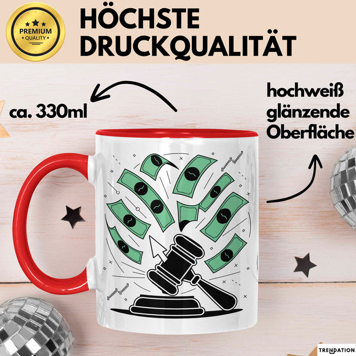 PPC Experte Tasse Geschenk Lustige Geschenkidee Spruch Für Bezahlten Traffic Profis Rot Trendation