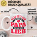 Papa Geburtstag Geschenkidee Tasse Alles Gute Zum Geburtstag Papa Ich Hab Dich Lieb Becher Weiß Trendation