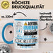 Chorleiterin Tasse Geschenk Lustiger Spruch Bitte Erheben Sie Sich Seine Majestät Die Chorleiterin Betritt Den Raum Blau Trendation