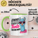 Tante Patentante Nichte Neffe Sarkasmus Tasse Becher Geschenk Lustige Geschenkidee Spruch Den Job Der Verrückten Tante Grün Trendation
